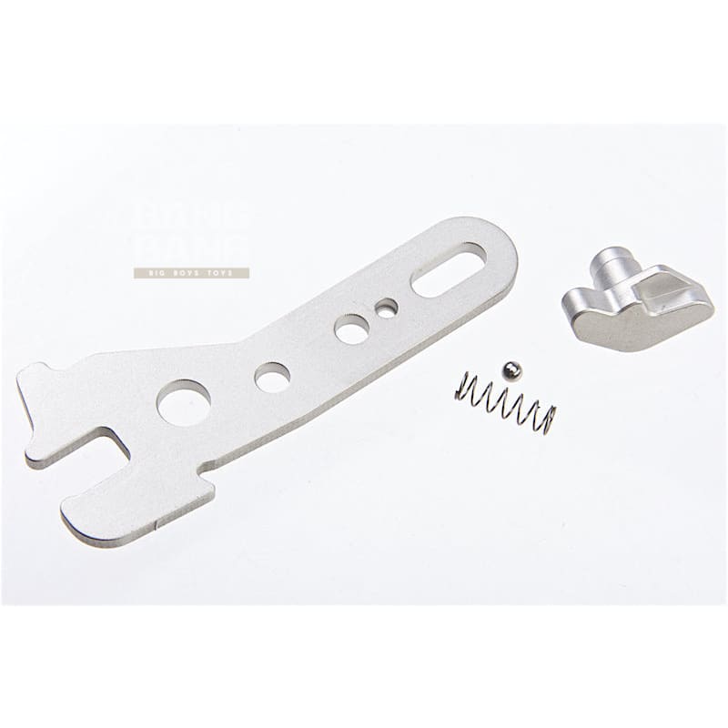 G&P MWS Stainless Steel Bolt Stop Upgrade Kit for Tokyo Marui M4A1 MWS GBBR - Bang Bang Airsoft