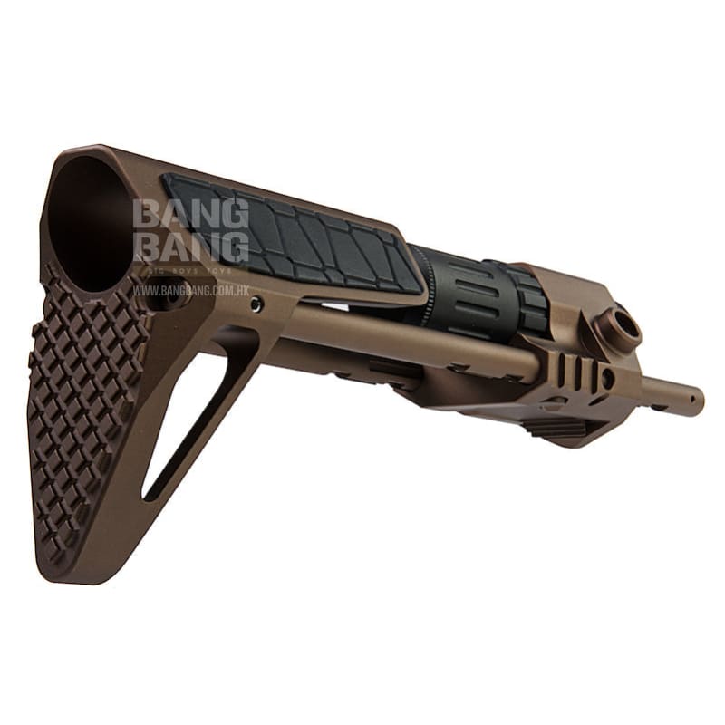 G&P PDW Stock for Tokyo Marui MWS M4A1 GBB (Silm) - Snake, Sand - Bang Bang Airsoft