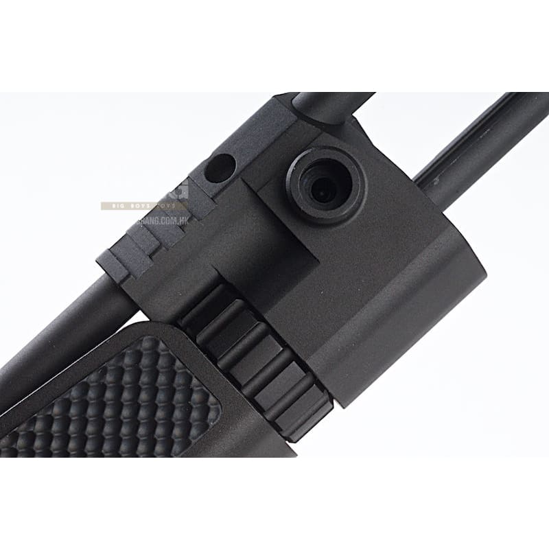 G&P PDW Stock (Slim) for Tokyo Marui & G&P M4 / M16 Metal Body Series (Checker, Black) - Bang Bang Airsoft