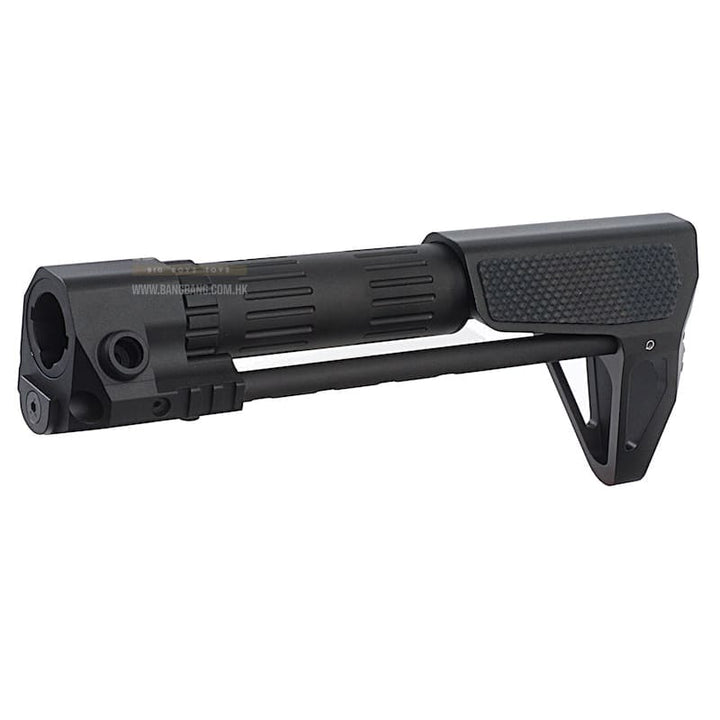 G&P PDW Stock (Slim) for Tokyo Marui & G&P M4 / M16 Metal Body Series (Checker, Black) - Bang Bang Airsoft