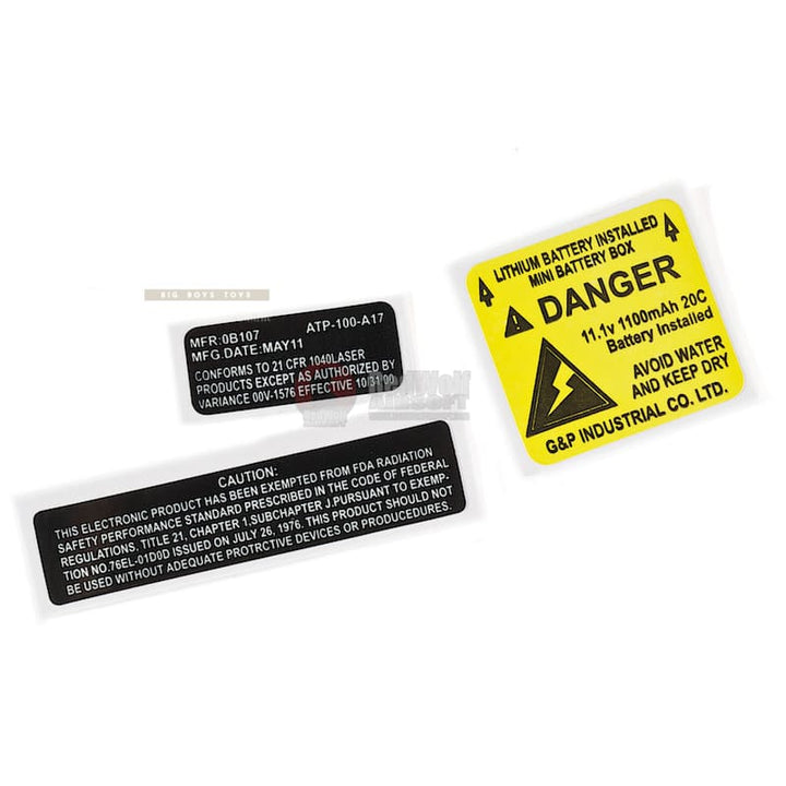 G&P PEQ15 Battery Case (11.1v) (Sand) - Bang Bang Airsoft