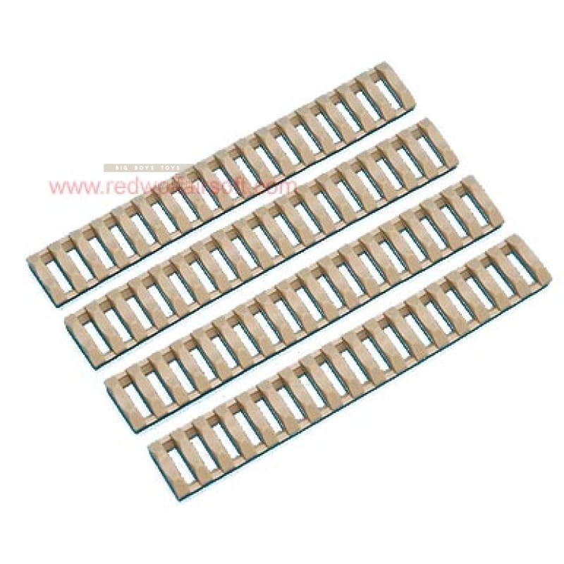 G&P RAS Slim Rail Cover - Sand (Set of 4) - Bang Bang Airsoft