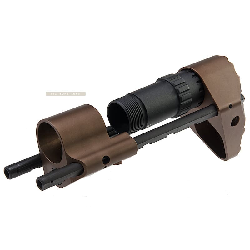 G&P Troy PDW Stock for Tokyo Marui MWS M4A1 GBB - Sand - Bang Bang Airsoft