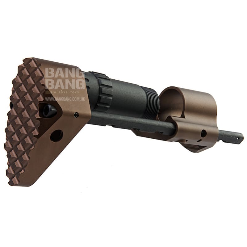 G&P Troy PDW Stock for Tokyo Marui MWS M4A1 GBB - Sand - Bang Bang Airsoft