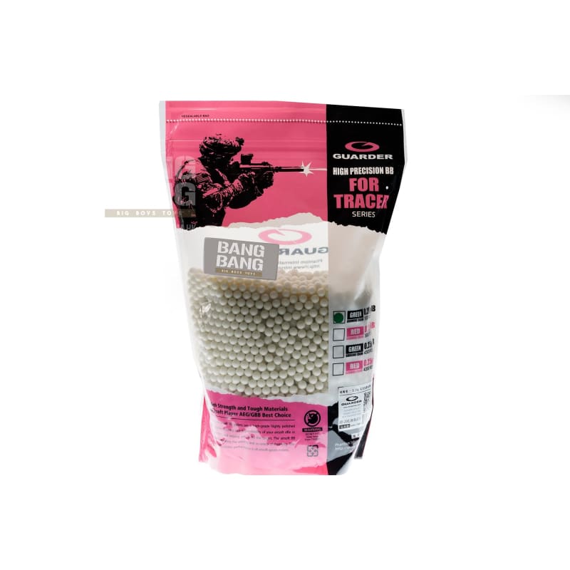 Guarder 6mm High Precision 0.20g Tracer BB - (5000rds) - Green - Bang Bang Airsoft