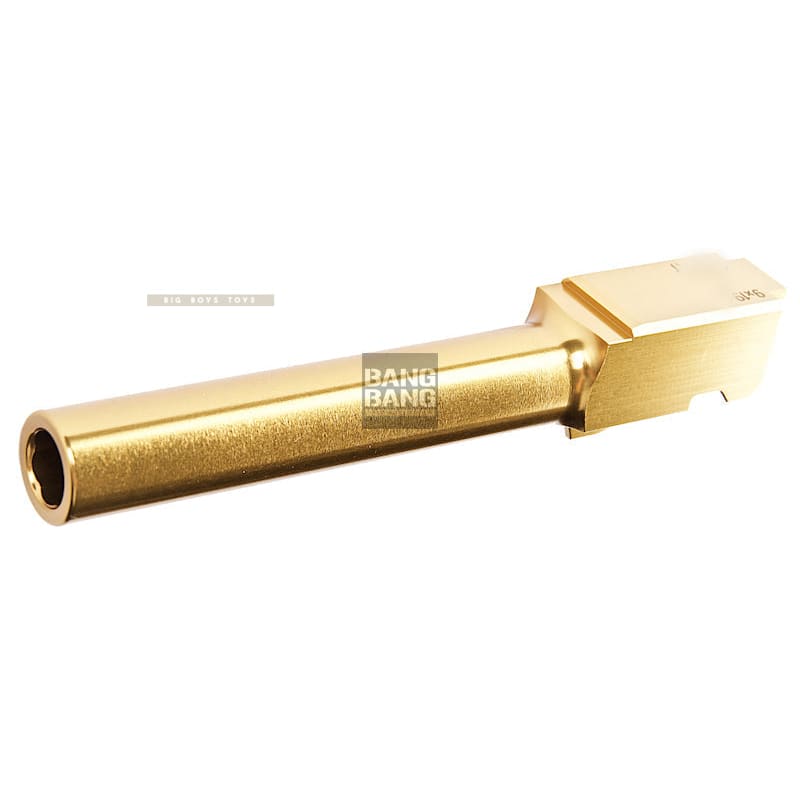 Guarder Aluminum CNC Titanium Golden Outer Barrel for Tokyo Marui Model 17 GBB Pistol - Bang Bang Airsoft