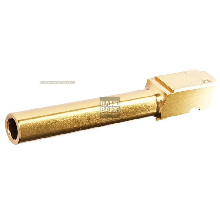 Guarder Aluminum CNC Titanium Golden Outer Barrel for Tokyo Marui Model 17 GBB Pistol - Bang Bang Airsoft
