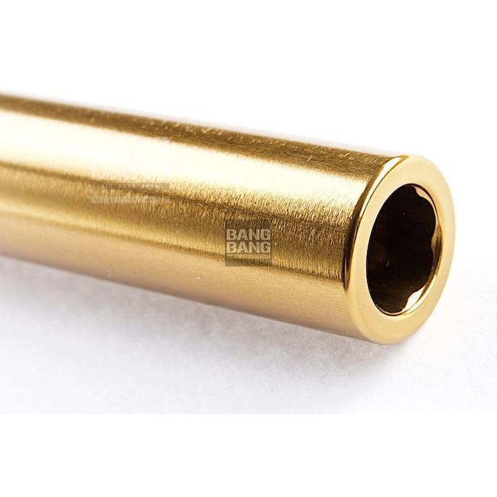 Guarder Aluminum CNC Titanium Golden Outer Barrel for Tokyo Marui Model 17 GBB Pistol - Bang Bang Airsoft