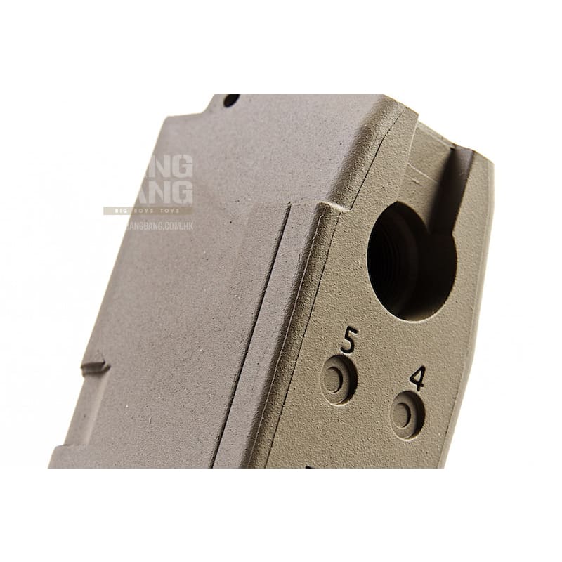 Guarder Aluminum Magazine Case for Tokyo Marui Model 17 / 18C / 22 / 34 GBB Pistol (9MM / Cerakote FDE) - Bang Bang Airsoft