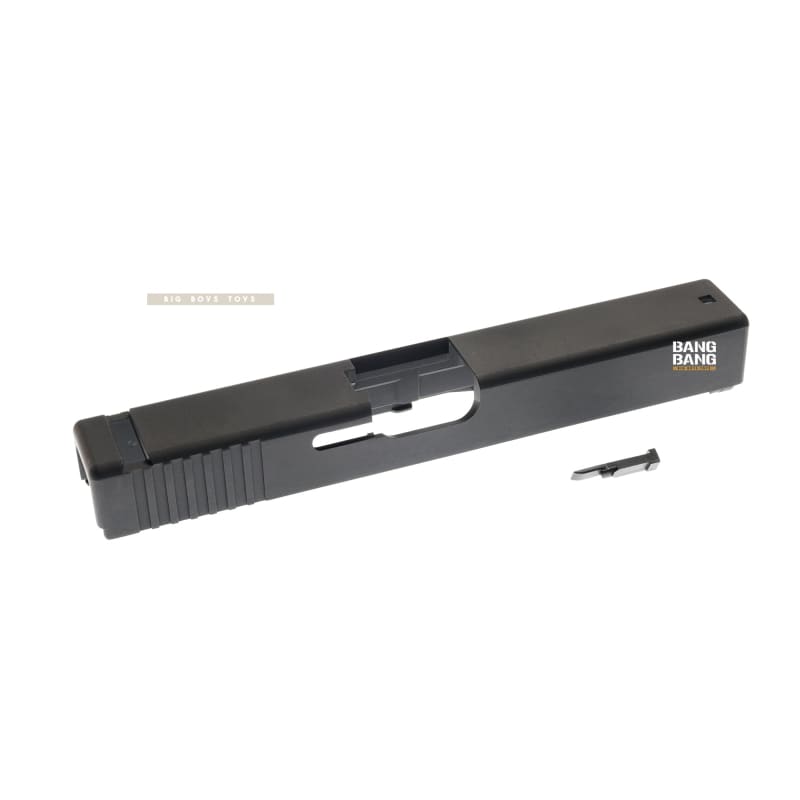 Guarder Aluminum Slide for Tokyo Marui Model 17 - Black (Blank Version) - Bang Bang Airsoft