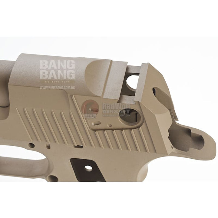 Guarder Aluminum Slide & Frame for Tokyo Marui DE .50 (New Version) - Cerakote FDE - Bang Bang Airsoft