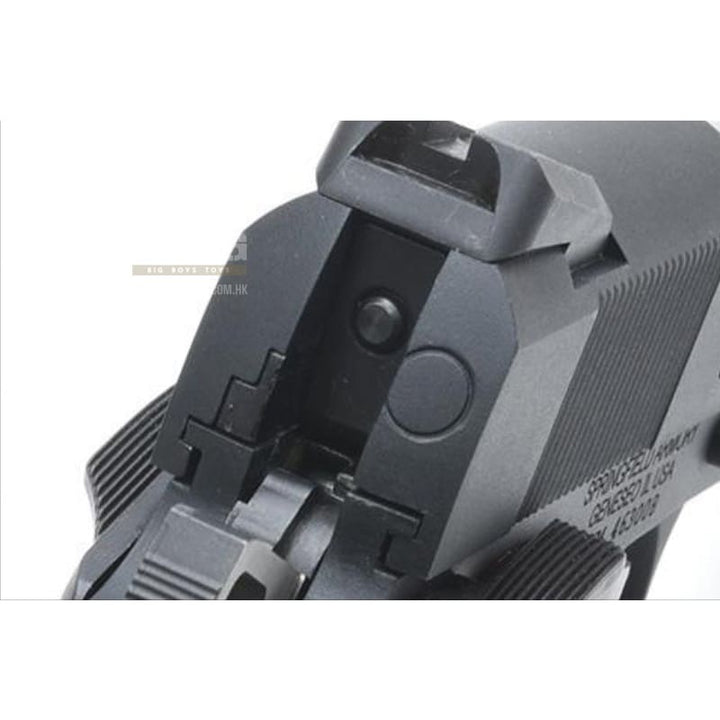 Guarder Aluminum Slide & Frame Kit for Tokyo Marui MEU .45 GBB Series (Wooden Grip Panel ) - Black - Bang Bang Airsoft