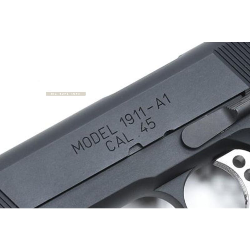 Guarder Aluminum Slide & Frame Kit for Tokyo Marui MEU .45 GBB Series (Wooden Grip Panel ) - Black - Bang Bang Airsoft