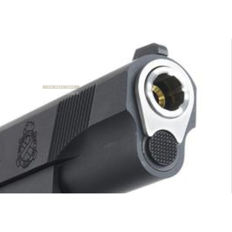 Guarder Aluminum Slide & Frame Kit for Tokyo Marui MEU .45 GBB Series (Wooden Grip Panel ) - Black - Bang Bang Airsoft