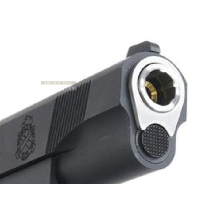 Guarder Aluminum Slide & Frame Kit for Tokyo Marui MEU .45 GBB Series (Wooden Grip Panel ) - Black - Bang Bang Airsoft