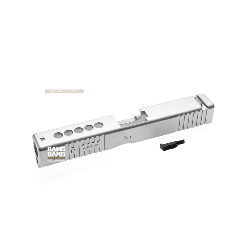 Guarder Custom II Aluminum Slide for Tokyo Marui Model 17 - Silver - Bang Bang Airsoft