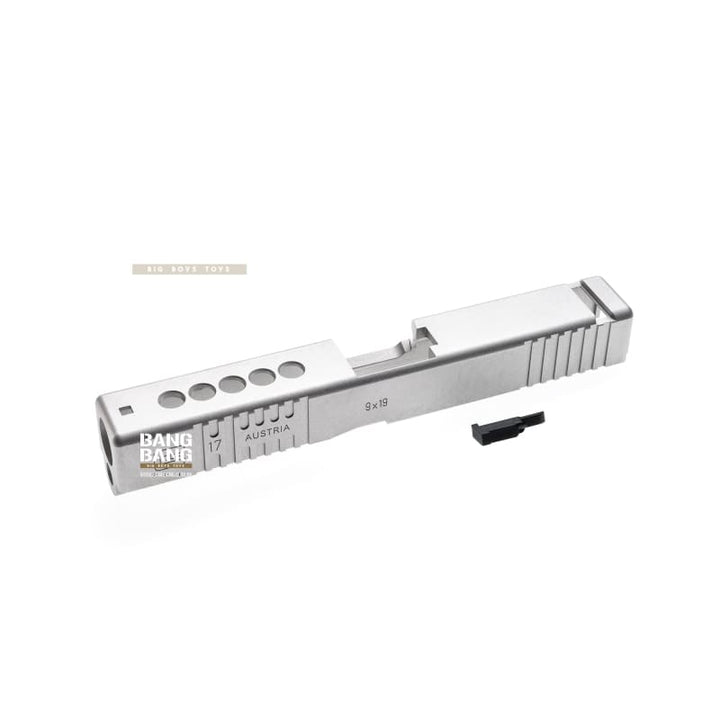 Guarder Custom II Aluminum Slide for Tokyo Marui Model 17 - Silver - Bang Bang Airsoft