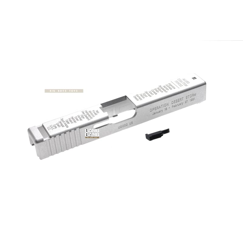 Guarder - Desret Storm UD000 Aluminum Slide for Tokyo Marui Model 17 - Aluminum Original Silver - Bang Bang Airsoft