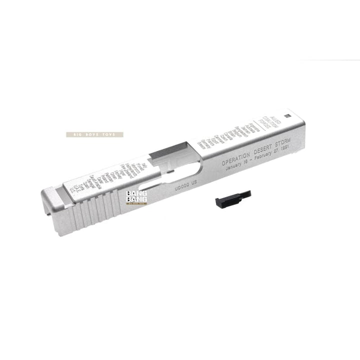 Guarder - Desret Storm UD000 Aluminum Slide for Tokyo Marui Model 17 - Aluminum Original Silver - Bang Bang Airsoft