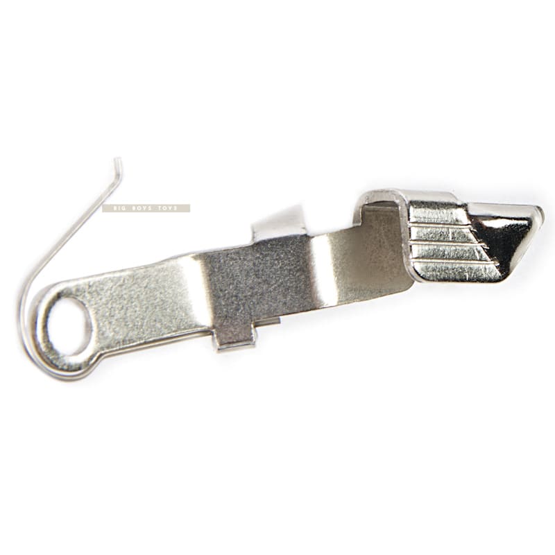 Guarder Extended Slide Stop for Tokyo Marui G19 Gen 3 / G17 Gen 4 GBB Pistol - Silver - Bang Bang Airsoft