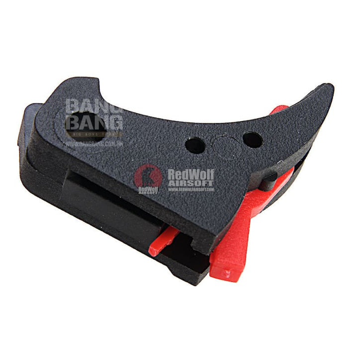 Guarder Ridged Trigger for Tokyo Marui / KJ / WE G Series GBB Pistol (Except G18C) - Black - Bang Bang Airsoft