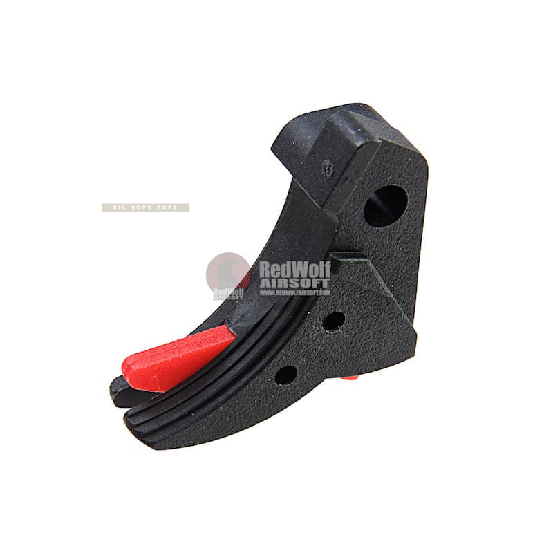 Guarder Ridged Trigger for Tokyo Marui / KJ / WE G Series GBB Pistol (Except G18C) - Black - Bang Bang Airsoft