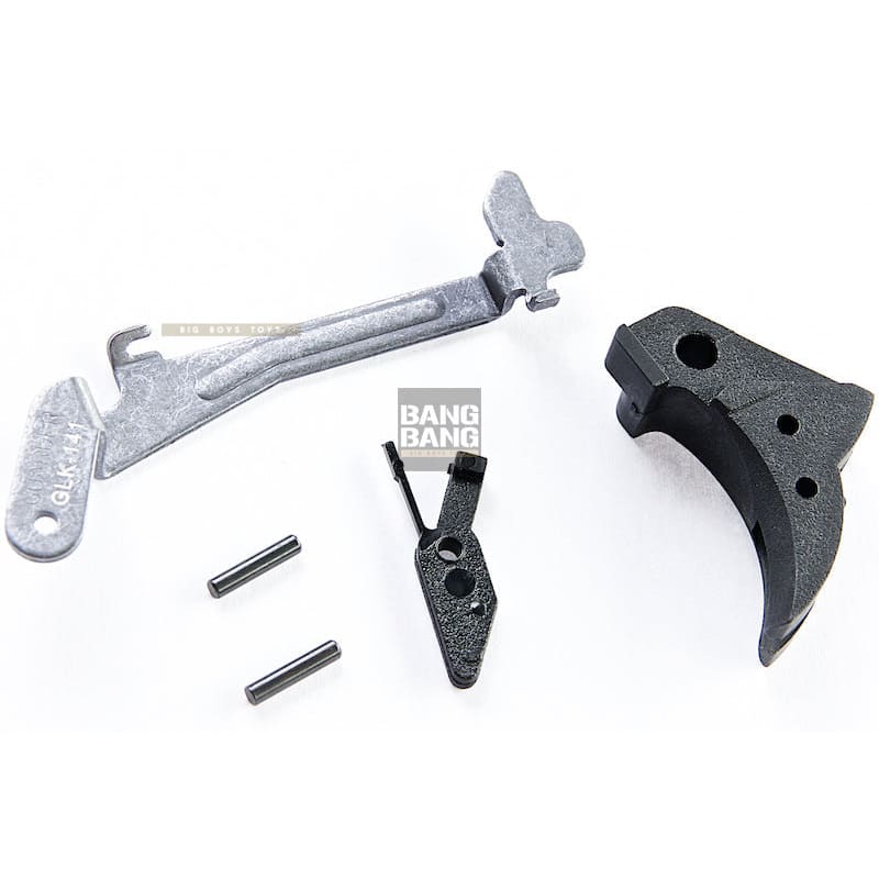 Guarder Smooth Trigger & Lever Group for Tokyo Marui Model 17 / 22 / 26 / 34 - Black - Bang Bang Airsoft