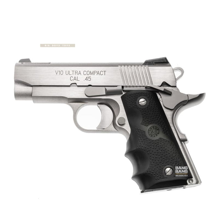 Guarder Stainless Full Steel CNC V10 Complete Pistol GBB with Hogue Grip (TM System) - Bang Bang Airsoft
