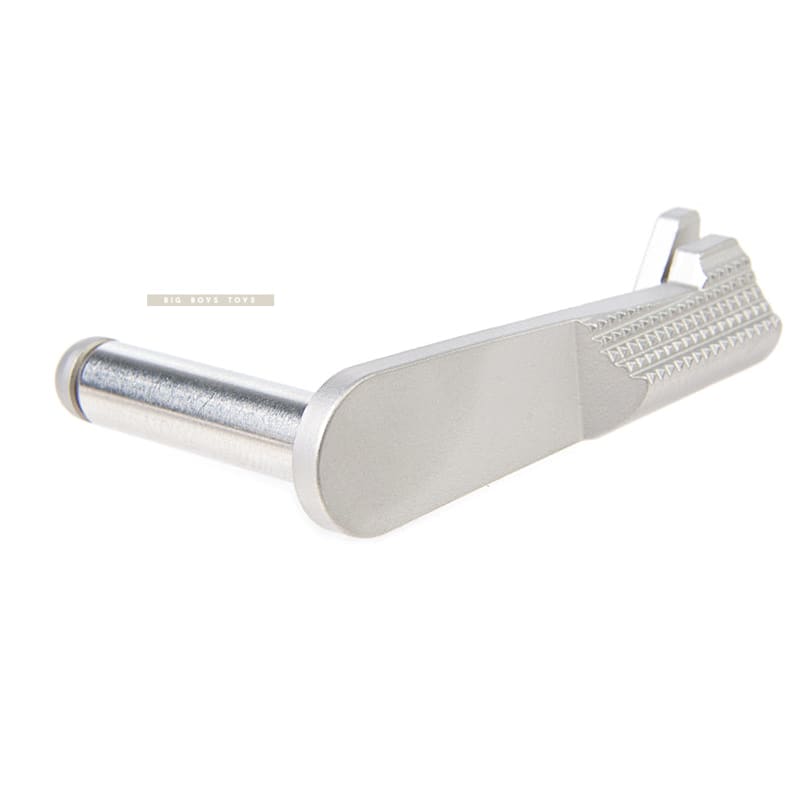 Guarder Stainless Slide Stop for Tokyo Marui M1911 GBB Pistol - Silver - Bang Bang Airsoft