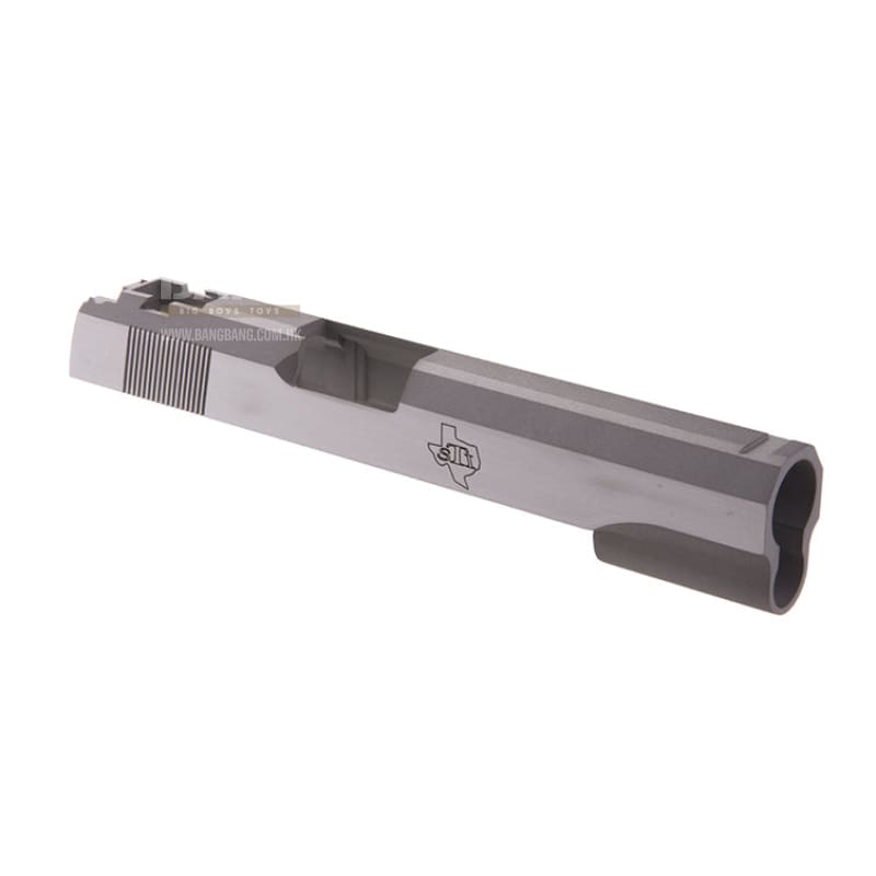 Guarder STI Aluminum Slide for Tokyo Marui Hi - Capa 5.1 GBB Pistol - Cerakote Silver Polishing - Bang Bang Airsoft