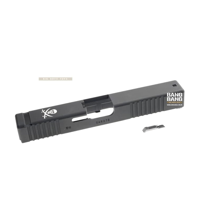 Guarder TF - 141 Aluminum Slide for Tokyo Marui Model 17 - Black - Bang Bang Airsoft