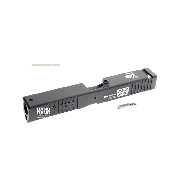 Guarder TF - 141 Aluminum Slide for Tokyo Marui Model 17 - Black - Bang Bang Airsoft