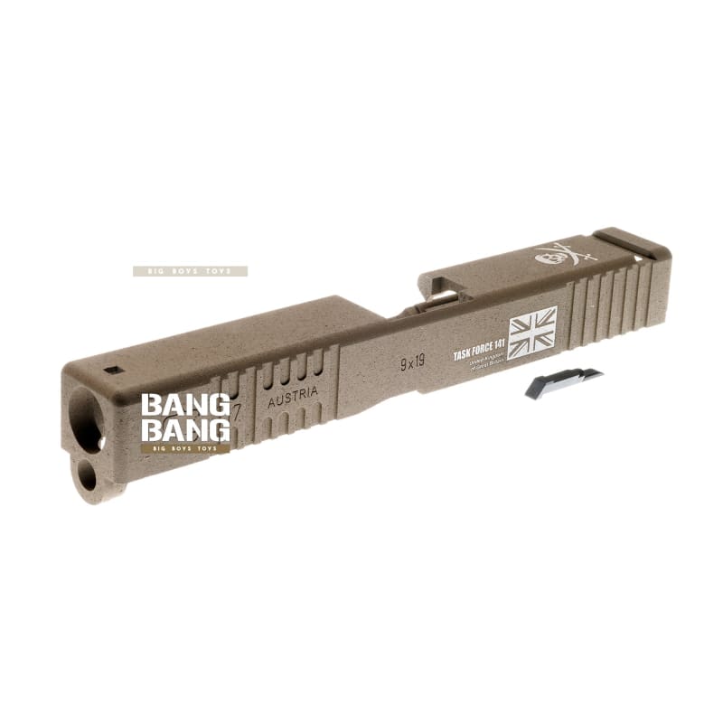 Guarder TF - 141 Aluminum Slide for Tokyo Marui Model 17 - TAN - Bang Bang Airsoft