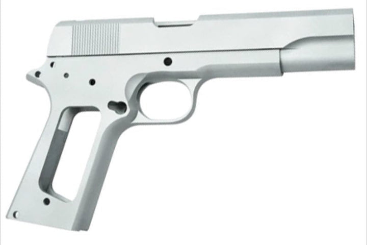 Guarder Tokyo Marui 1911 Series'70 GBB Airsoft Slide & Frame (Aluminum, No Marking, Silver) - Bang Bang Airsoft