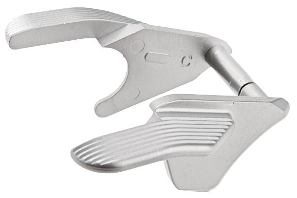 Guarder Tokyo Marui Hi Capa GBB Stainless Steel Ambi Thumb Safety (Standard, Silver) - Bang Bang Airsoft