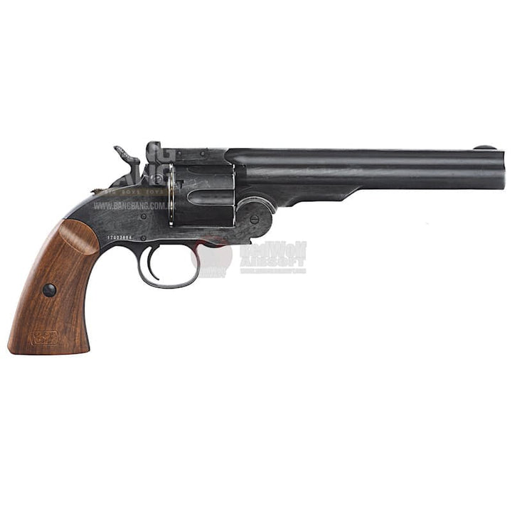 Gun Heaven 1877 MAJOR 3 6mm Co2 Revolver - Antique Black - Bang Bang Airsoft