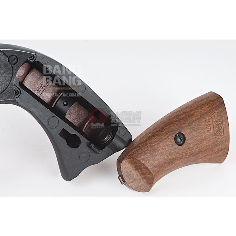 Gun Heaven 1877 MAJOR 3 6mm Co2 Revolver - Antique Black - Bang Bang Airsoft