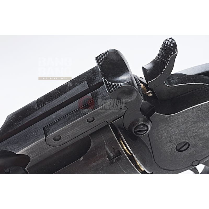 Gun Heaven 1877 MAJOR 3 6mm Co2 Revolver - Antique Black - Bang Bang Airsoft