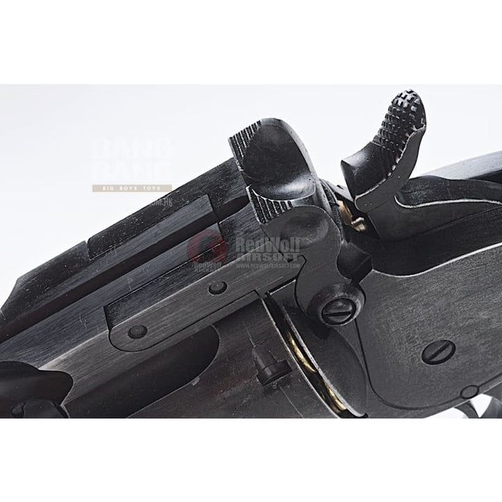 Gun Heaven 1877 MAJOR 3 6mm Co2 Revolver - Antique Black - Bang Bang Airsoft