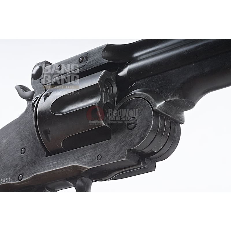 Gun Heaven 1877 MAJOR 3 6mm Co2 Revolver - Antique Black - Bang Bang Airsoft