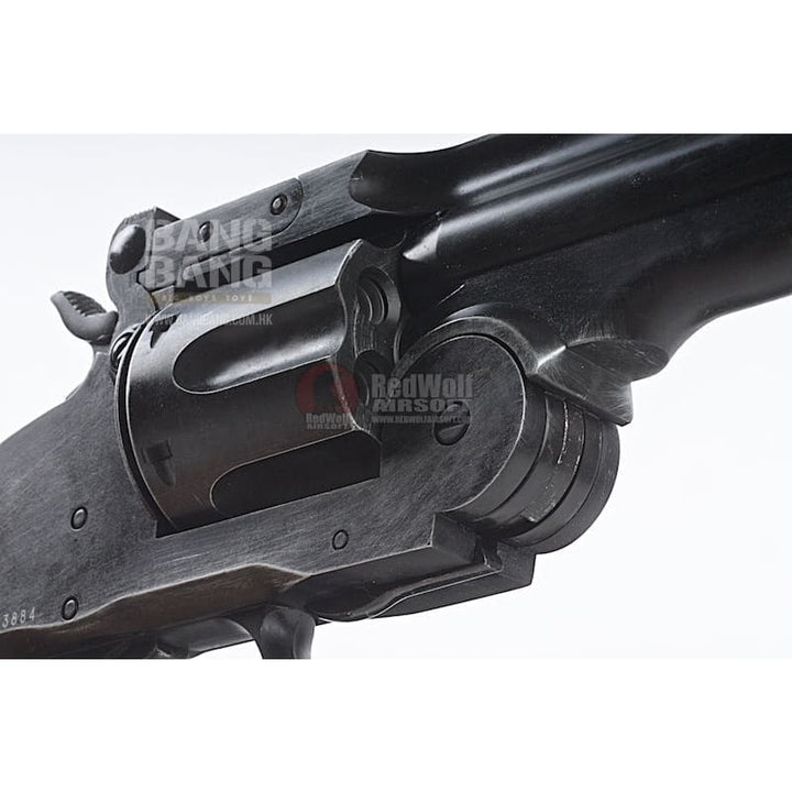 Gun Heaven 1877 MAJOR 3 6mm Co2 Revolver - Antique Black - Bang Bang Airsoft