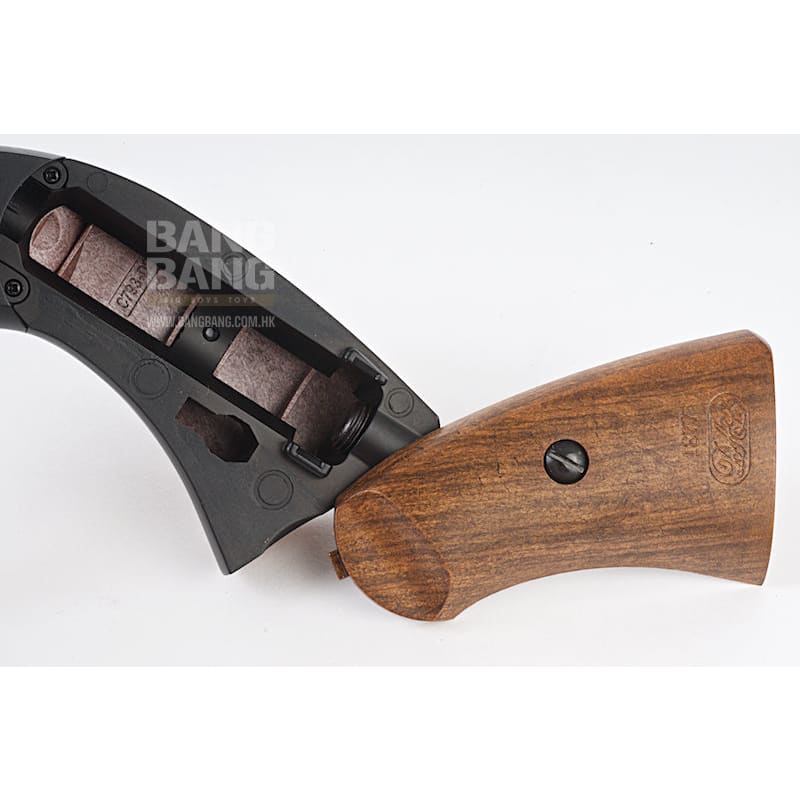 Gun Heaven 793 1877 MAJOR 3 6mm Co2 Revolver - Black - Bang Bang Airsoft