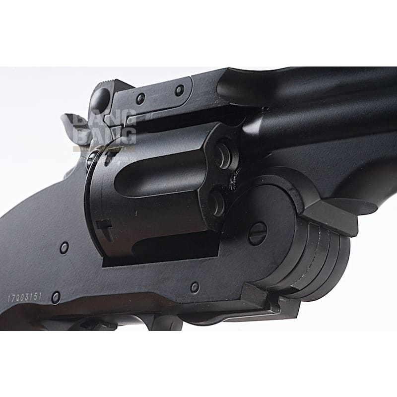 Gun Heaven 793 1877 MAJOR 3 6mm Co2 Revolver - Black - Bang Bang Airsoft