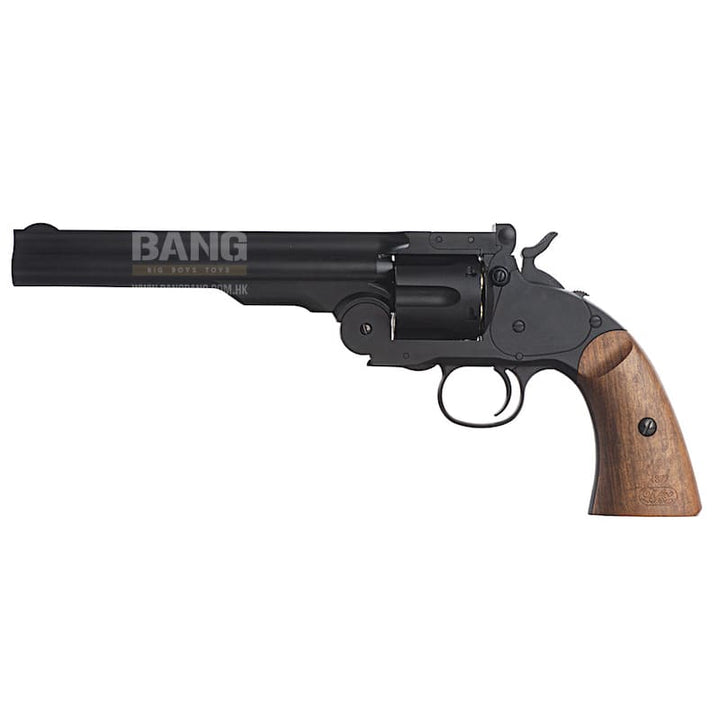 Gun Heaven 793 1877 MAJOR 3 6mm Co2 Revolver - Black - Bang Bang Airsoft