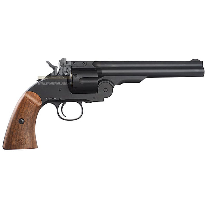 Gun Heaven 793 1877 MAJOR 3 6mm Co2 Revolver - Black - Bang Bang Airsoft