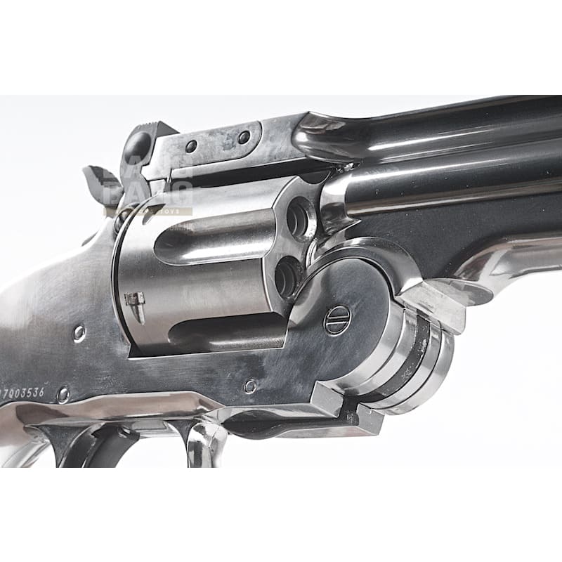 Gun Heaven 793 1877 MAJOR 3 6mm Co2 Revolver - Silver - Bang Bang Airsoft