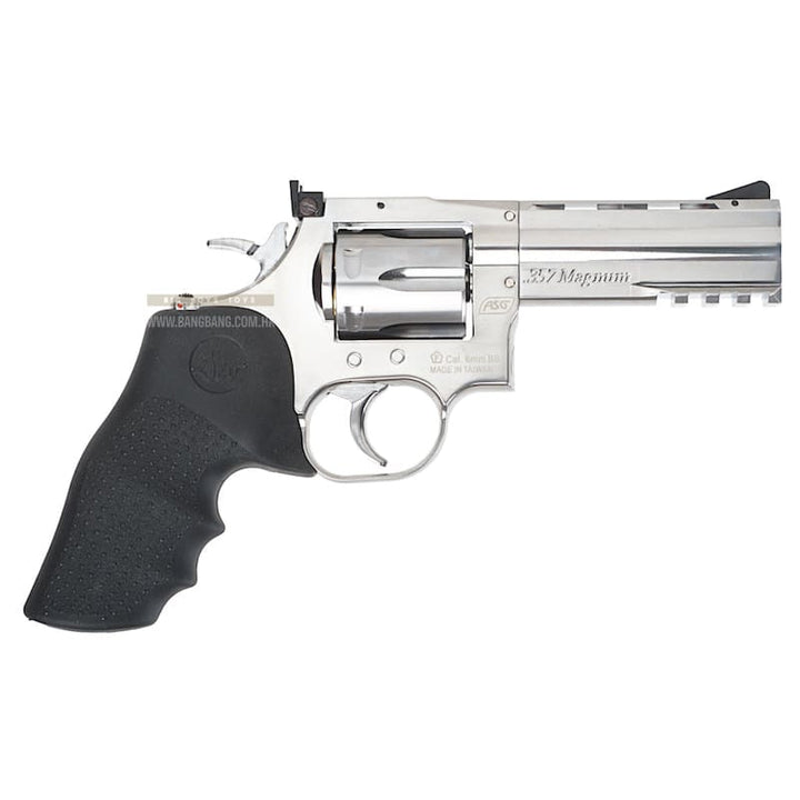 Gun Heaven ASG Dan Wesson 715 4 inch 6mm Co2 Revolver - Silver - Bang Bang Airsoft