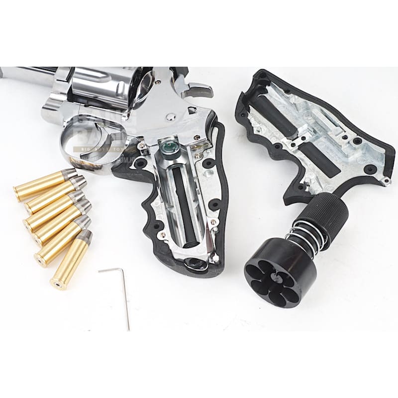 Gun Heaven ASG Dan Wesson 715 4 inch 6mm Co2 Revolver - Silver - Bang Bang Airsoft