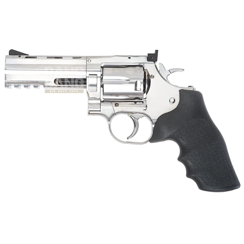 Gun Heaven ASG Dan Wesson 715 4 inch 6mm Co2 Revolver - Silver - Bang Bang Airsoft