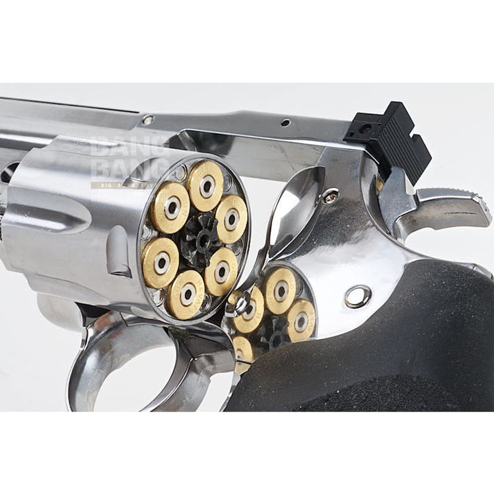 Gun Heaven ASG Dan Wesson 715 4 inch 6mm Co2 Revolver - Silver - Bang Bang Airsoft